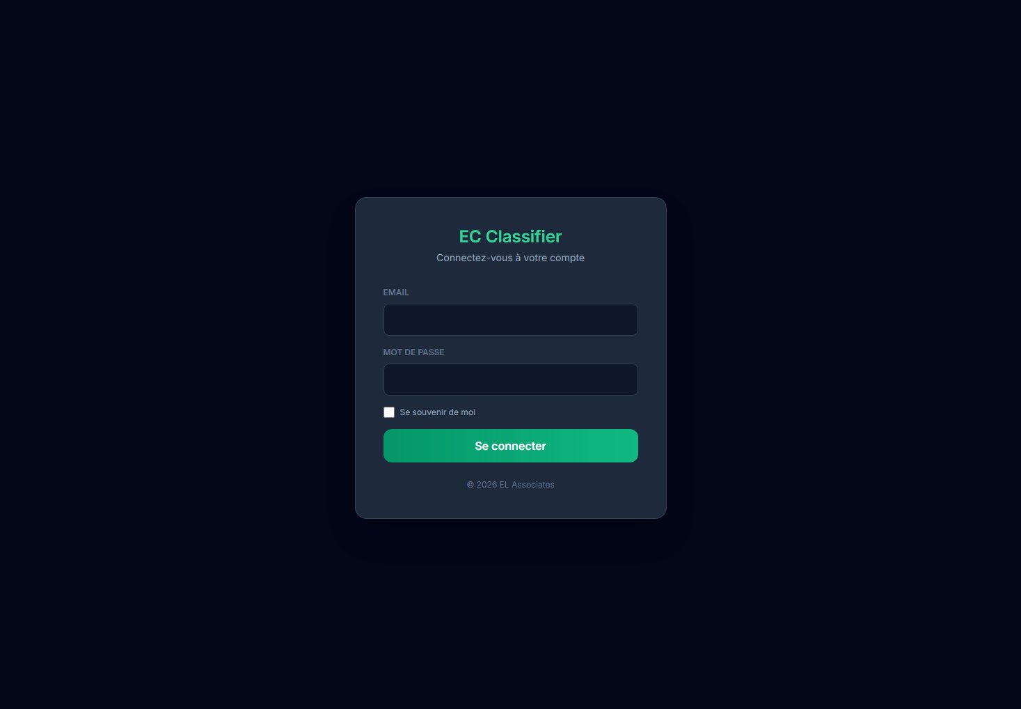 EC Classifier - ECC1
